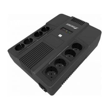 ИБП POWERMAN Brick 1000, линейно-интерактивный, 1000ВА, 600Вт, 4 евророзетки с резервным питанием, 4 евророзетки с фильтрацией, батарея 12В 9Ач 1 шт., 309мм х 202мм х 93мм, 5.6 кг. ИБП POWERMAN Brick 1000, линейно-интерактивный, 1000ВА, 600Вт, 4 евророзет