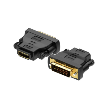 Адаптер-переходник Vention DVI 24+1 M/ HDMI 19F