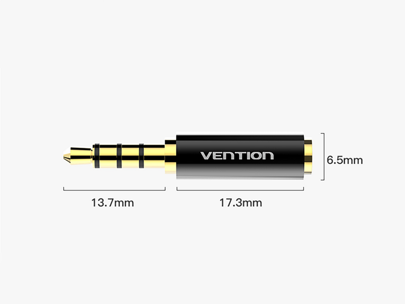 Переходник Vention Jack 2.5 mm F/3.5mm M