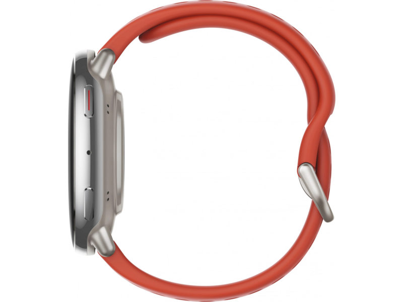 Смарт-часы Amazfit Active 2R A2437 Premium 43.9мм 1.32" AMOLED корп.серебристый рем.черный разм.брасл.:150-210мм (1746931)