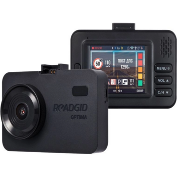 Видеорегистратор с радар-детектором Roadgid Optima GT черный