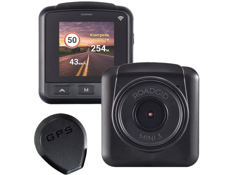 Видеорегистратор Roadgid Mini 3 GPS Wi-Fi черный 2Mpix 1080x1920 1080p 170гр. GPS JIELI5601