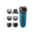 Бритва сетчатая Braun Series 3 310 реж.эл.:2 питан.:аккум. черный/голубой