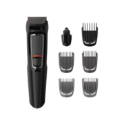 Триммер Philips MG3720/15 черный (насадок в компл:7шт)