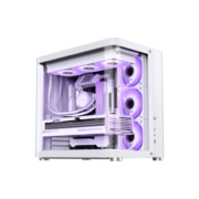 Корпус без блока питания Корпус без блока питания/ Case JONSBO TK-2, Midi-Tower, TG, no fans, 1xUSB-A 3.2 + 1xUSB-C 3.2, ATX, mATX, mITX White