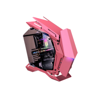 Корпус без блока питания Корпус без блока питания/ Case JONSBO MOD-3, Full-Tower, TG, no fans, 2xUSB-A 3.0, EATX, ATX, mATX, mITX Pink