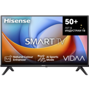 Телевизор ЖК 32'' Hisense Телевизор ЖК 32'' Hisense/ 32", HD, VA, SMART TV (VIDAA U8.5), DVB-T2/C/S2, 2х6W, CI+(1.4), 2HDMI, 1USB, Black, 2025