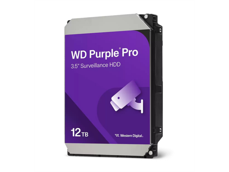Жесткий диск Жесткий диск/ HDD WD SATA3 12Tb Purple 7200RPM 256Mb 1 year warranty (replacement WD121PURP, WD121PURZ)