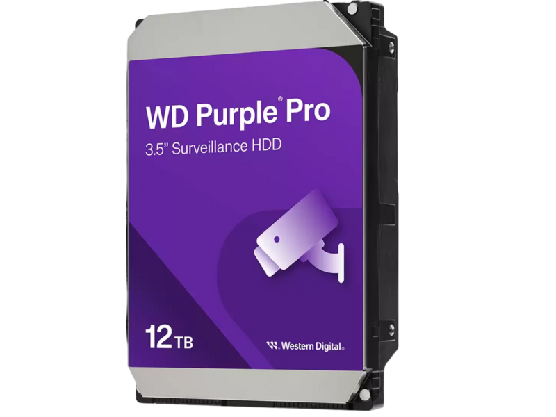 Жесткий диск Жесткий диск/ HDD WD SATA3 12Tb Purple 7200RPM 256Mb 1 year warranty (replacement WD121PURP, WD121PURZ)