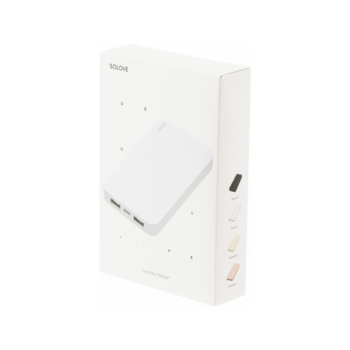 Мобильный аккумулятор Solove 003M 20000mAh QC3.0 18W 3A 2xUSB-A/USB-C белый (003M WHITE RUS)