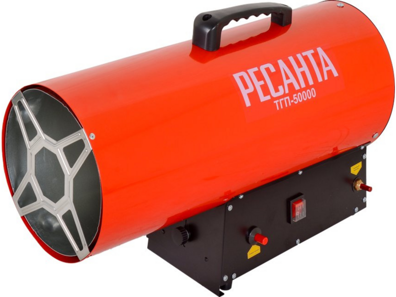 Тепловая пушка газовая Ресанта ТГП-50000 красный