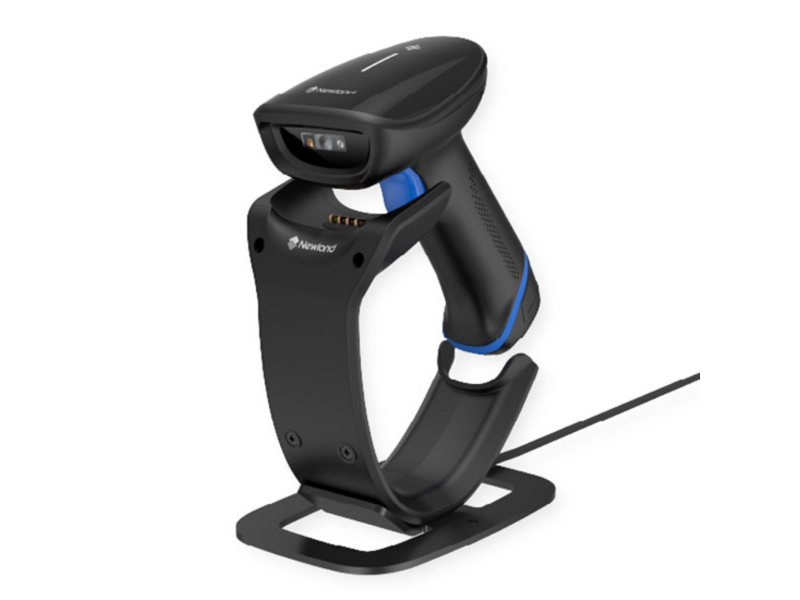 Сканер штрих-кодов Сканер штрих-кодов/ HR2000 2D CMOS Wireless Bluetooth Handheld Reader with Stand/Docking Station and integrated USB-A cable