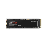 Твердотельный накопитель Твердотельный накопитель/ Samsung SSD 990 PRO, 1000GB, M.2(22x80mm), NVMe 2.0, PCIe 4.0 x4, V-NAND TLC, R/W 7450/6900MB/s, IOPs 1 200 000/1 550 000, DRAM buffer 1024MB, TBW 600, DWPD 0.33, with Heatsink (12 мес.)