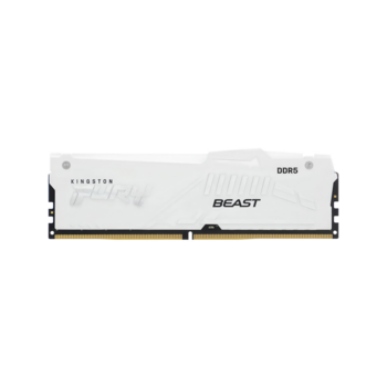 Память оперативная Память оперативная/ Kingston 32GB 6400MT/s DDR5 CL32 DIMM FURY Beast White RGB XMP