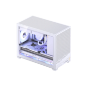 Корпус без блока питания Корпус без блока питания/ Case JONSBO D32 PRO, Mini-Tower, TG, no fan, 2xUSB-A 3.2 + 1xUSB-C 3.2, mATX, mDTX, mITX White