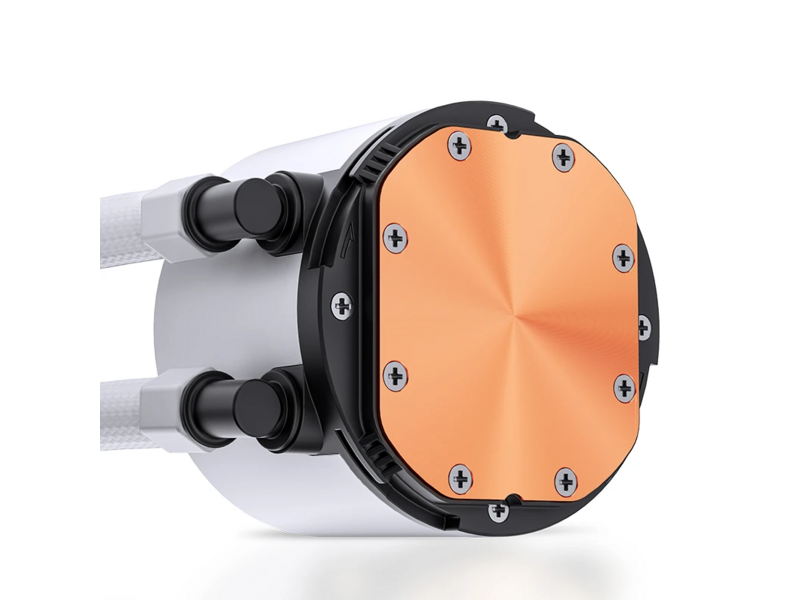 Система жидкостного охлаждения Система жидкостного охлаждения/ Water Cooling System JONSBO TG-240 White (260W, 240mm, White, ARGB/ Fans: 2x120mm, 66.19CFM, 35.4dBA, 1800RPM/ Pump height 72mm, 30dBA, 2400RPM, Rad thickness 27mm/ S: 1700, 1200, 115X, AM5, A