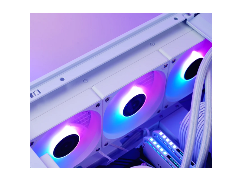 Система жидкостного охлаждения Система жидкостного охлаждения/ Water Cooling System JONSBO TG-360 White (300W, 360mm, White, ARGB/ Fans: 3x120mm, 66.19CFM, 35.4dBA, 1800RPM/ Pump height 72mm, 30dBA, 2400RPM, Rad thickness 27mm/ S: 1700, 1200, 115X, AM5, A