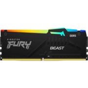 Память DDR5 16GB 6000MHz Kingston KF560C36BBE2A-16 Fury Beast RGB RTL Gaming PC5-48000 CL36 DIMM 288-pin 1.35В single rank с радиатором Ret