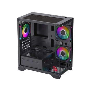 Корпус Bloody BD-CC103F черный без БП mATX 7x120mm 1xUSB2.0 1xUSB3.0 audio bott PSU