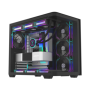 Корпус Bloody BD-CC113 черный без БП ATX 10x120mm 2xUSB3.0 audio bott PSU
