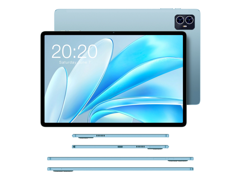 Планшет Teclast M50S T606 (1.6) 8C RAM4Gb ROM128Gb 10.1" IPS 1280x800 Android 14 голубой 13Mpix 5Mpix BT WiFi microSD 256Gb 6000mAh 10hr