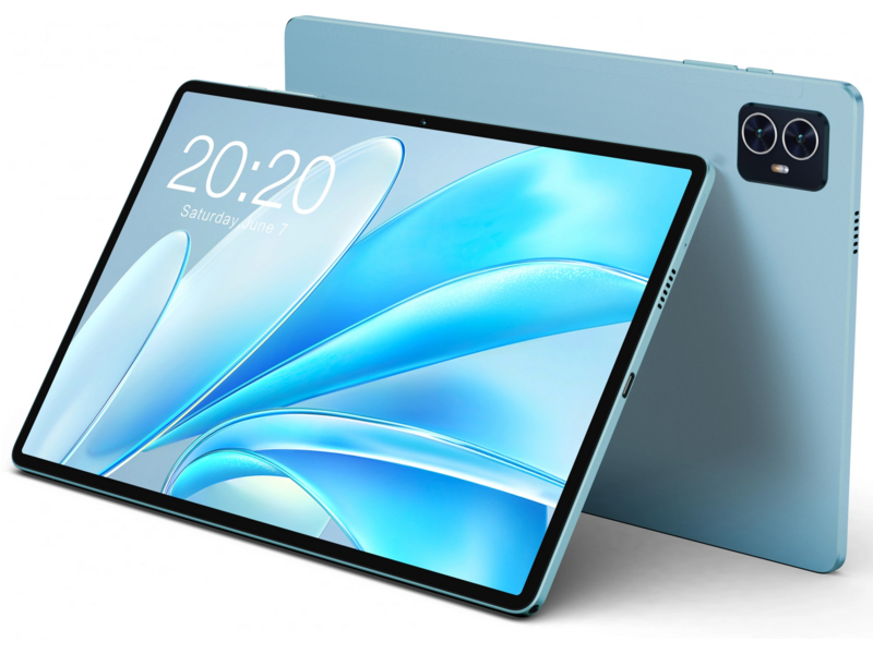 Планшет Teclast M50S T606 (1.6) 8C RAM4Gb ROM128Gb 10.1" IPS 1280x800 Android 14 голубой 13Mpix 5Mpix BT WiFi microSD 256Gb 6000mAh 10hr