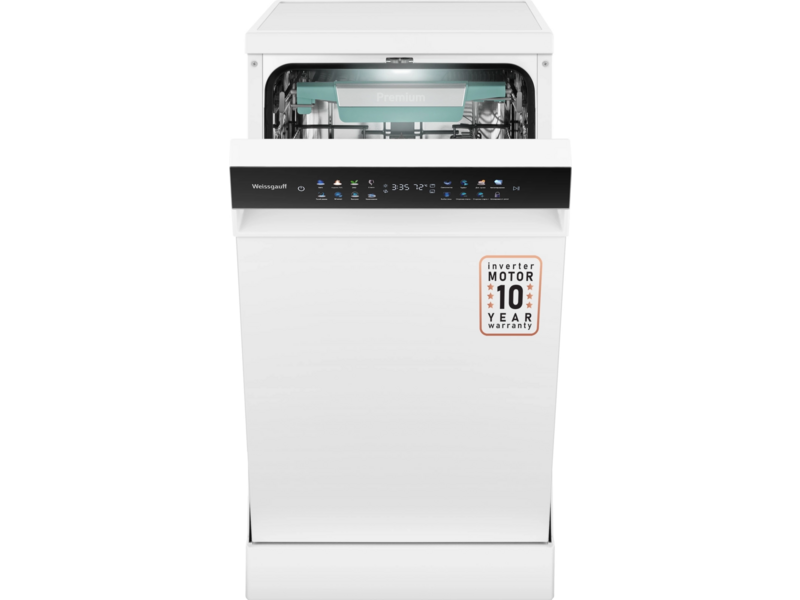 Посудомоечная машина Weissgauff DW 4539 Inverter Touch AutoOpen белый (узкая) инвертер