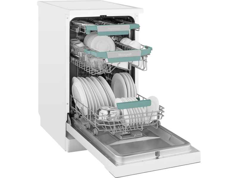 Посудомоечная машина Weissgauff DW 4539 Inverter Touch AutoOpen белый (узкая) инвертер