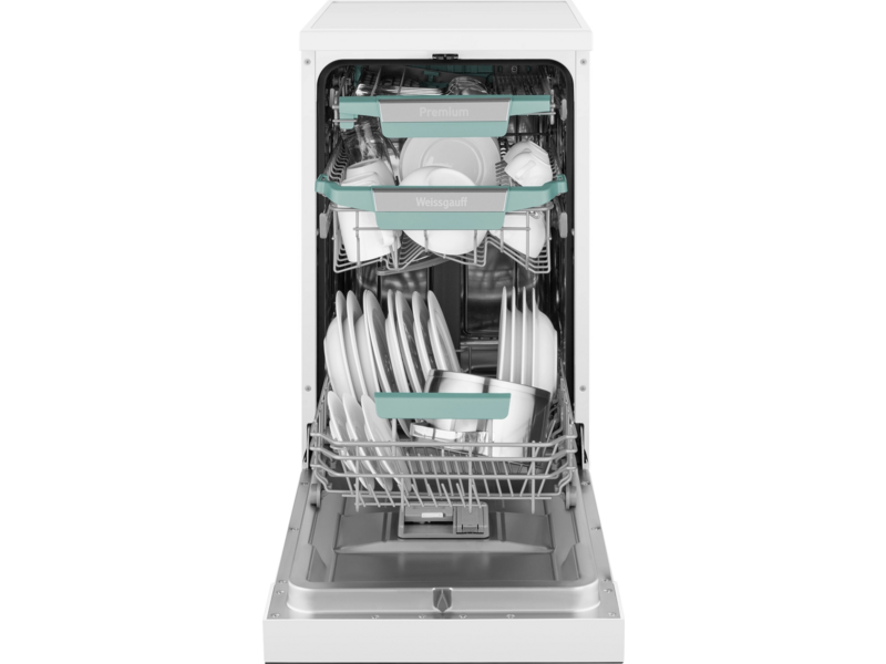 Посудомоечная машина Weissgauff DW 4539 Inverter Touch AutoOpen белый (узкая) инвертер