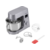 Миксер планетарный Vitek VT-PM0550 2000Вт серебристый