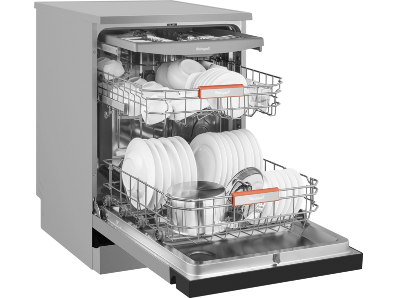 Посудомоечная машина Weissgauff DW 6038 X Inverter серебристый (полноразмерная)