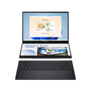 Ноутбук Ноутбук/ ASUS UX8406CA-QL221W Duo Touch 14+14"(1920x1200 + 1920x1200 OLED 16:10)/Touch/Intel Core Ultra 7 255H(2Ghz)/16384Mb/1024PCISSDGb/noDVD/Int:Intel Arc graphics/Cam/BT/WiFi/75WHr/war 1y/1.65kg/Inkwell Gray/Win11Home + 2х14" экрана; маг-алюм