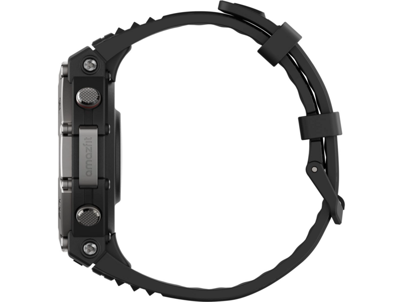 Смарт-часы Amazfit T-Rex 3 A2323 48.5мм 1.5" AMOLED корп.темно-серый рем.темно-серый разм.брасл.:145-210мм (1746721)