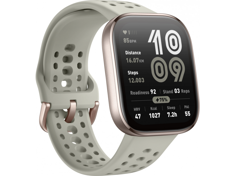 Смарт-часы Amazfit Bip 6 A2435 1.97" AMOLED корп.серый рем.серый разм.брасл.:130-195мм (1747007)