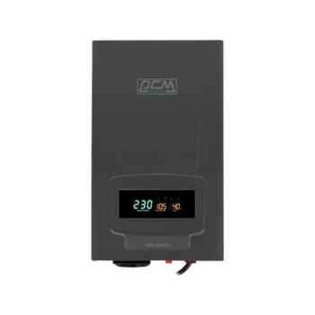 Стабилизатор напряжения Powercom WM-1000VA 800Вт 1000ВА графитовый
