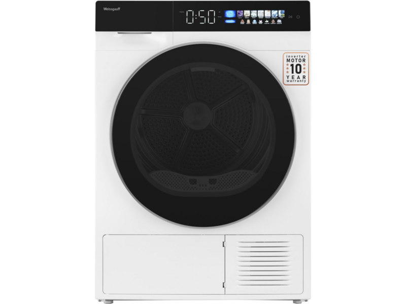 Сушильная машина Weissgauff WD 999 Heat Pump Full Touch кл.энер.:A+ макс.загр.:12кг белый (430929)