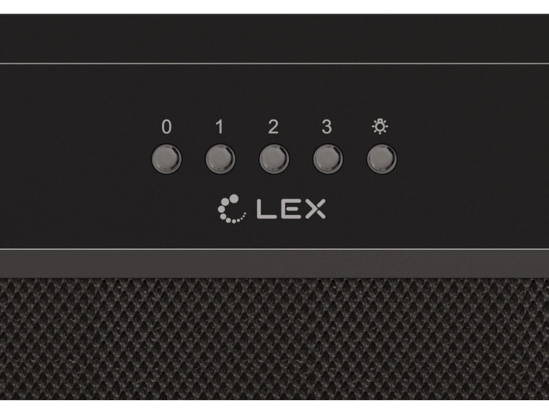 Вытяжка встраиваемая Lex Hyper 600 Inverter BBL черный управление: кнопочное (1 мотор)