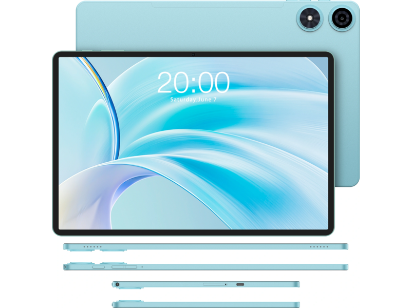 Планшет Teclast P50 T606 (1.6) 8C RAM8Gb ROM128Gb 10.92" IPS 1280x800 4G 1Sim Android 15 голубой 8Mpix 5Mpix BT WiFi microSD 1Tb 7000mAh 12hr