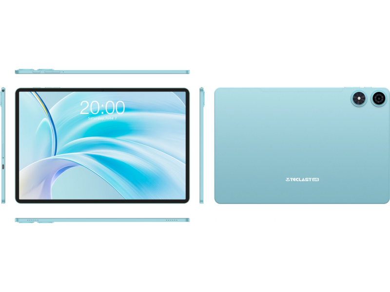 Планшет Teclast P50 T606 (1.6) 8C RAM8Gb ROM128Gb 10.92" IPS 1280x800 4G 1Sim Android 15 голубой 8Mpix 5Mpix BT WiFi microSD 1Tb 7000mAh 12hr