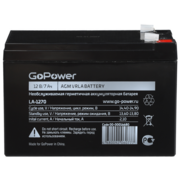 Аккумулятор свинцово-кислотный GoPower LA-1272 12V 7.2Ah