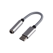 Переходник Переходник/ Переходник AUX GoPower Jack 3.5mm (f)-Type-C (m) 0.1м ПВХ с ЦАП белый (1/250)