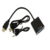 Переходник Переходник/ Переходник GoPower HDMI (m)-VGA (f) с питанием черный (1/200)
