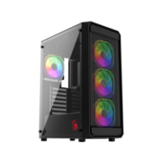 Корпус Bloody BD-CC114F черный без БП ATX 4x120mm 1xUSB2.0 1xUSB3.0 audio bott PSU