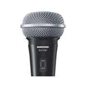 Микрофон проводной Shure SV100-A 4.5м черный/серебристый