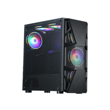 Корпус Formula CL-3303B RGB черный без БП ATX 2xUSB2.0 1xUSB3.0 audio bott PSU
