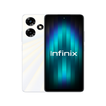 Смартфон Infinix X6831 Hot 30 128Gb 8Gb белый моноблок 3G 4G 2Sim 6.78" 1080x2460 Android 13 50Mpix 802.11 a/b/g/n/ac NFC GPS GSM900/1800 GSM1900 FM microSD max1024Gb