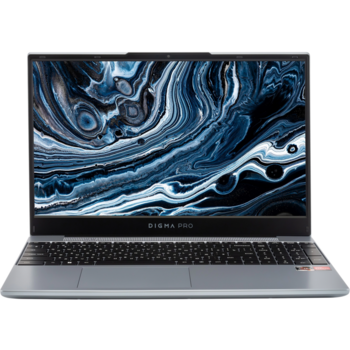 Ноутбук Digma Pro Breve Ryzen 5 Pro 5675U 16Gb SSD512Gb AMD Radeon Graphics 15.6" IPS FHD (1920x1080) Windows 11 Pro silver WiFi BT Cam 4500mAh (DN15R5-ADXW08)
