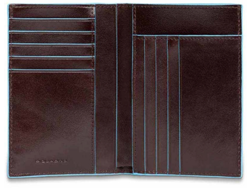 Кошелек мужской Piquadro Blue Square PU1393B2R/MO красное дерево натур.кожа