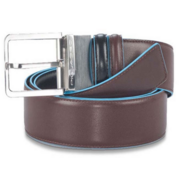 Ремень мужской Piquadro Blue Square CU2619B2/NMO черный/коричневый натур.кожа