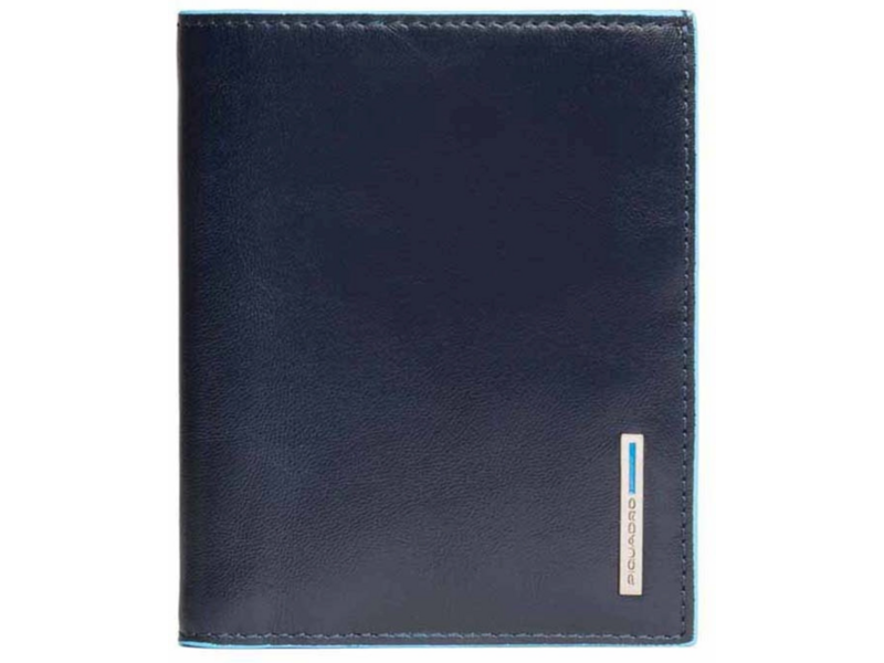 Кошелек мужской Piquadro Blue Square PU1393B2R/BLU2 темно-синий натур.кожа
